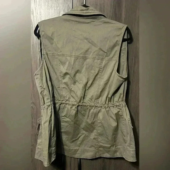 American Rag Utility Vest with Cinchable Waist Womens Medium - Picture 2 of 3